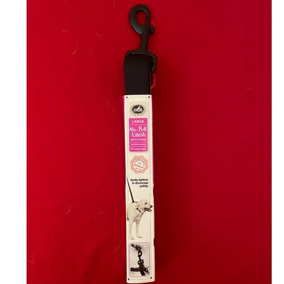 Dog Leash: 8-foot, Converts to Harness, Black - Picture 1 of 3